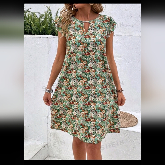 Emery Rose Womens Vacation Style Summer Dress size large - Picture 4 of 4